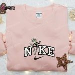 Danny Phantom x Nike Cartoon Embroidered Shirt: Stylish Nike Inspired Tee with Danny Phantom Design