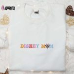 Disney Mom Minnie Mouse Embroidered Shirt & Hoodie: Perfect Mother’s Day Gift