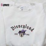 Disneyland Minnie Witch Est 1955 Embroidered Shirt & Hoodie – Spooky Disney Halloween Apparel