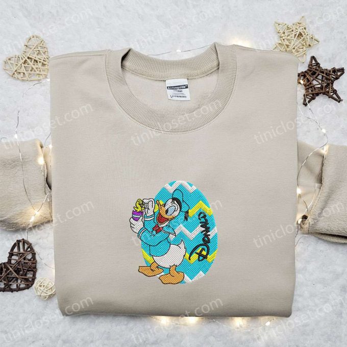 Disney Donald Duck Easter Chick Shirt & Characters Hoodie – Perfect Thanksgiving Day Gift!