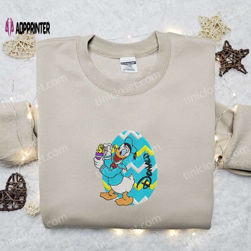 Disney Donald Duck Easter Chick Shirt & Characters Hoodie – Perfect Thanksgiving Day Gift!