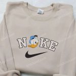 Donald Duck x Nike Embroidered Hoodie & Disney Shirt Nike Inspired Embroidery