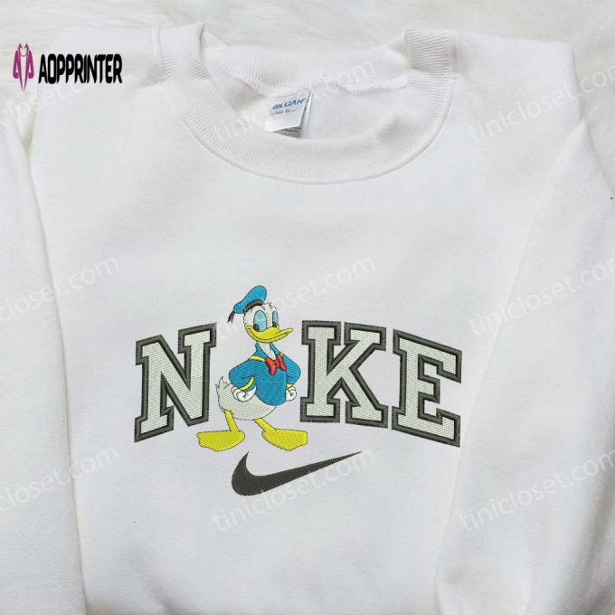 Donald Duck x Nike Embroidered Shirt: Customized Stylish & Exclusive