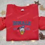 Disney Characters Embroidered Shirt & Hoodie: Donald Est 1934 Best Gift Ideas