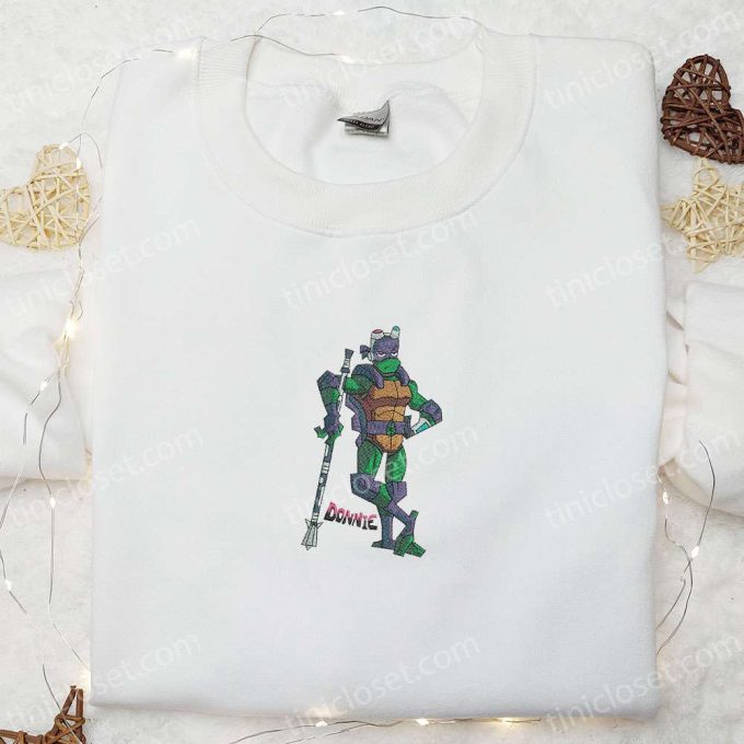 Get Your Donnie Ninja Turtles Embroidered Shirt and Embrace Turtle Power!