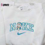 Doraemon x Nike Embroidered Shirt: Unique Custom Design for Trendy Fashion Enthusiasts!