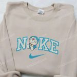 Doraemon x Nike Embroidered Shirt: Unique Custom Design for Trendy Fashion Enthusiasts!