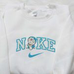 Doraemon x Nike Embroidered Shirt: Unique Custom Design for Trendy Fashion Enthusiasts!