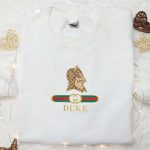 Duke Blue Devils x Gucci Embroidered Shirt & NCAA Sports Hoodie – Ultimate Gift Idea!