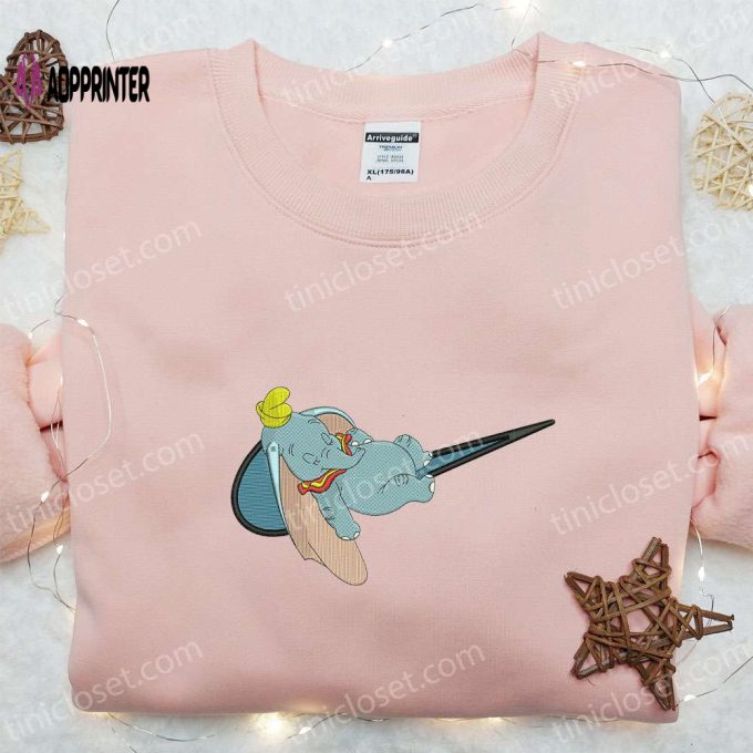 Dumbo Disney Characters Embroidered Shirt: Magical and Adorable Disney Apparel