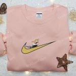 Edward Elric x Nike Swoosh Anime Embroidered Hoodie & Fullmetal Alchemist Shirt – Nike Inspired Embroidery