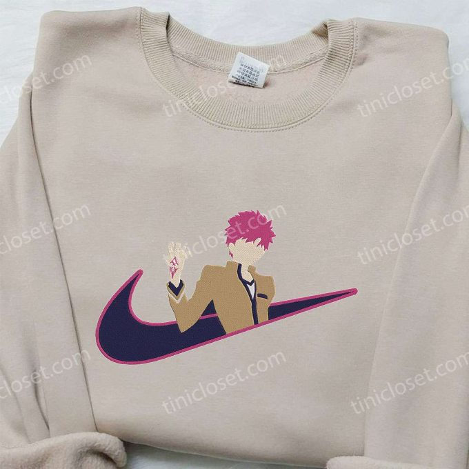 Emiya Shirou x Nike Anime Hoodie Type Moon & Nike Inspired Embroidered Shirt