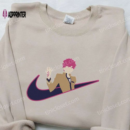 Nami x Nike Swoosh Anime Hoodie & Embroidered Shirts: One Piece & Nike Inspired Apparel