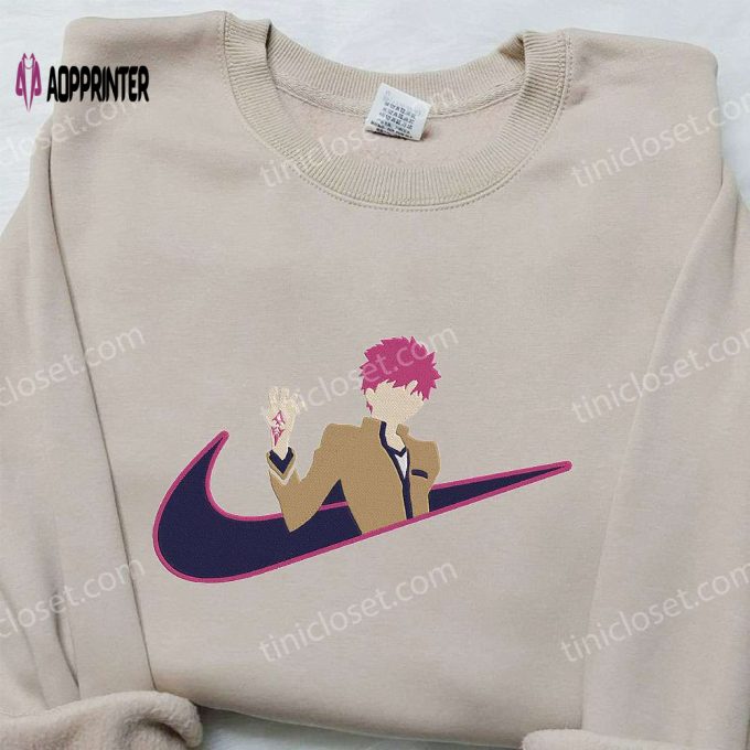 Emiya Shirou x Nike Anime Hoodie Type Moon & Nike Inspired Embroidered Shirt