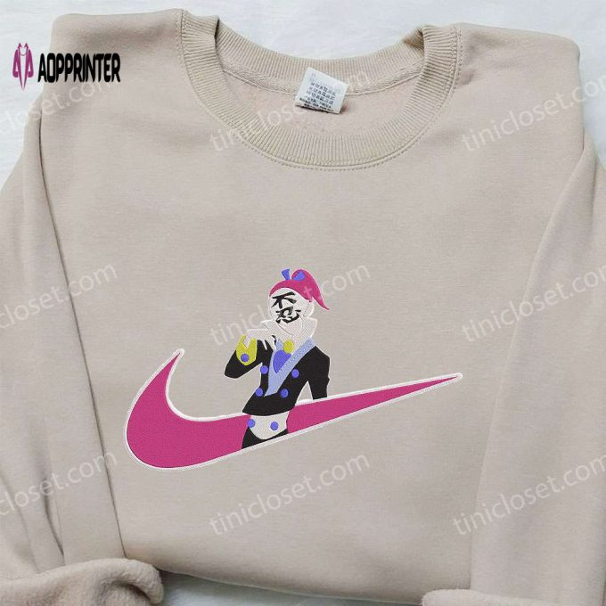 Emonzaemon Sōda x Nike Swoosh Anime Hoodie & Embroidered Shirts – Unique Nike Inspired Designs