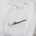 Nike Inspired Fighter Aircraft Embroidered Shirt: Best Family Gift Ideas