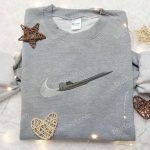 Nike Inspired Fighter Aircraft Embroidered Shirt: Best Family Gift Ideas