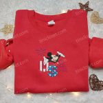 Firework USA Mickey Mouse Embroidered Shirt: Best Disney Patriotic Shirts