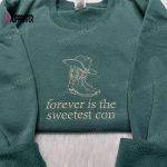 Forever is the Sweetest Con: Typography & Vintage Embroidered Shirt