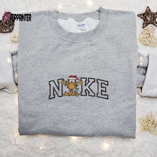 Gingerbread Man Happy x Nike Embroidered Shirt & Sweatshirt: Perfect Christmas Gifts for Family