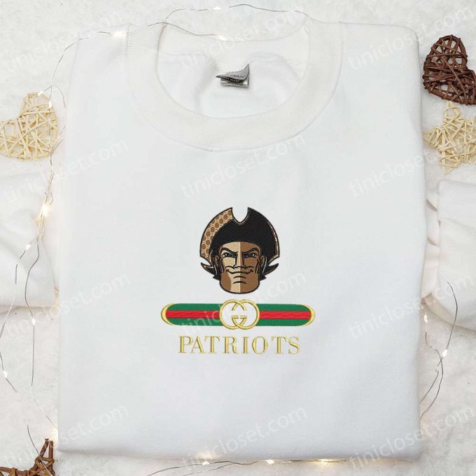 George Mason Patriots x Gucci Embroidered Shirt & Hoodie: NCAA Sports Gift Idea