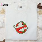 Ghostbusters Embroidered Sweatshirt: Halloween Hoodie Perfect Gift for Halloween Lovers