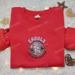 Ghouls Just Wanna Have Fun Embroidered Sweatshirt – Funny Halloween Hoodie Best Gift Idea