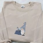 Gnome Embroidered T-Shirt & Sweatshirt: Best Christmas Gift Ideas for Family