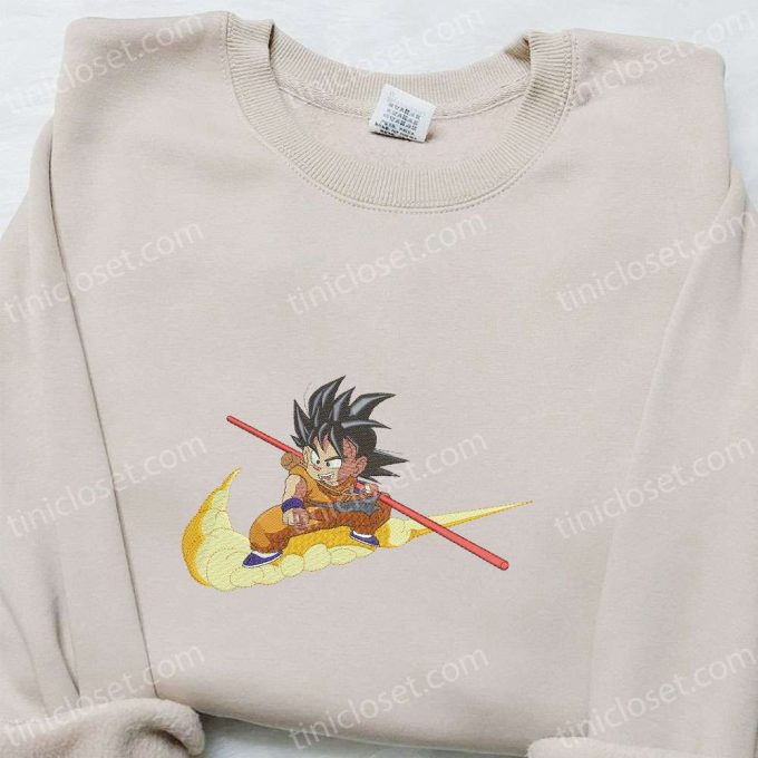 Dragon Ball Anime Shirt Goku Embroidered Tee for True Fans