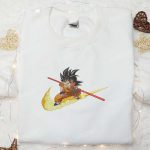 Dragon Ball Anime Shirt Goku Embroidered Tee for True Fans