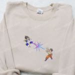 Goku Fight Vegeta x Nike Swoosh Embroidered Sweatshirt – Dragon Ball Hoodie & Nike Inspired Shirt