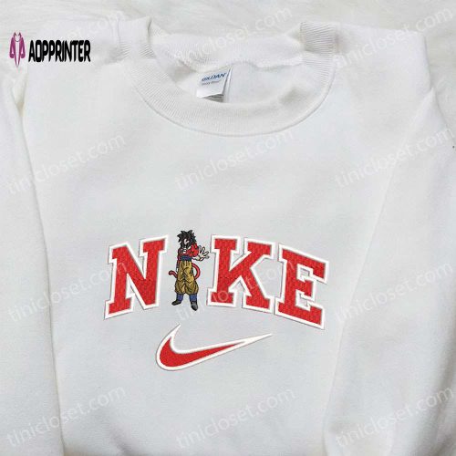 Custom Nike Embroidered Shirt: Angel Wings Design – Perfect Family Gift