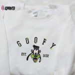 Vintage Goofy Est 1932 & Disney Halloween Embroidered Shirt – Spooky Halloween T-shirts