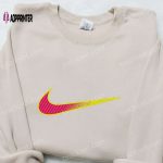 Gradient x Nike Embroidered Sweatshirt – Customized Family Gift Shirt