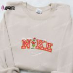 Grinch Snow x Nike Embroidered Shirt & Sweatshirt: Perfect Christmas Gifts for Family