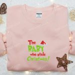 Grinch Baby Christmas Embroidered Shirt & Hoodie: Best Family Gifts