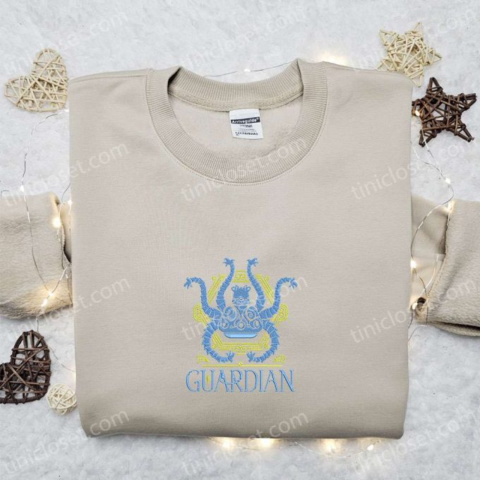 Guardian Zelda Sweatshirt: Embroidered Video Game Characters Hoodie – Best Family Gifts