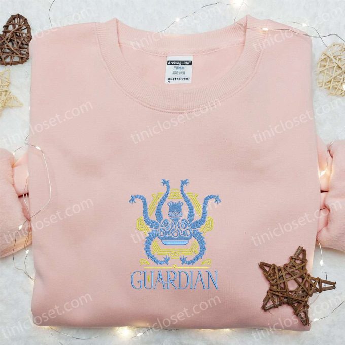 Guardian Zelda Sweatshirt: Embroidered Video Game Characters Hoodie – Best Family Gifts