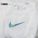 Guatemala Flag x Nike Embroidered Shirt: Custom National Flag Tee