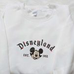 Halloween Disneyland Mickey Est 1955 Embroidered Shirt – Best Disney Halloween Gifts for Family