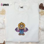 Halloween Mario Pumpkin Embroidered Shirt Hoodie & Sweatshirt: Funny Cute & Spooky Designs