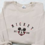 Halloween Mickey Est 1928 Embroidered Shirt: Best Disney Family Gift