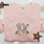 Spooky Halloween Mickey Minnie Mummy Shirt Best Disney Embroidered Gift for Family