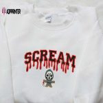 Halloween Scream Ghost & Spooky Embroidered Shirt – Best Family Gifts