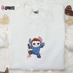 Halloween Stitch Cosplay Embroidered Sweatshirt – Disney Shirt Funny T-shirt