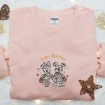 Halloween Mickey Minnie Mummy Embroidered Shirt: Best Disney Gift for Family