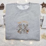 Halloween Mickey Minnie Mummy Embroidered Shirt: Best Disney Gift for Family