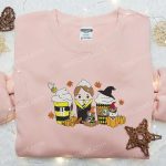 Harry Potter Horror Latte Coffee Embroidered Shirt – Funny Halloween Gift for Family