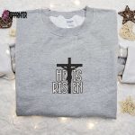 He Is Risen Cross Jesus Embroidered Shirt Disney Characters Hoodie Thanksgiving Gift Ideas