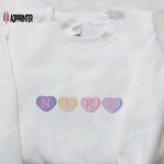 Heart Love x Nike Embroidered Sweatshirt: Best Valentine’s Day Gift for Her – Nike Inspired Logo Shirt